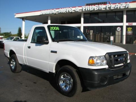 Oxford White 2008 Ford Ranger XL Regular Cab Oxford White 2008 Ford Ranger XL Regular Cab