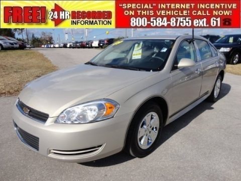 Gold Mist Metallic 2009 Chevrolet Impala LT