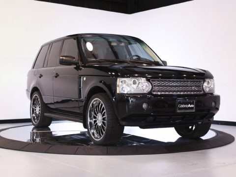 Java Black Pearlescent 2008 Land Rover Range Rover V8 Supercharged