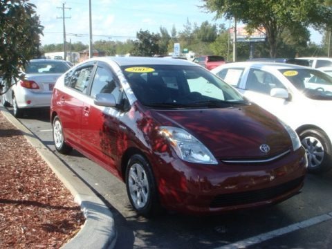 Barcelona Red Metallic 2007 Toyota Prius Hybrid Barcelona Red Metallic 2007 Toyota Prius Hybrid