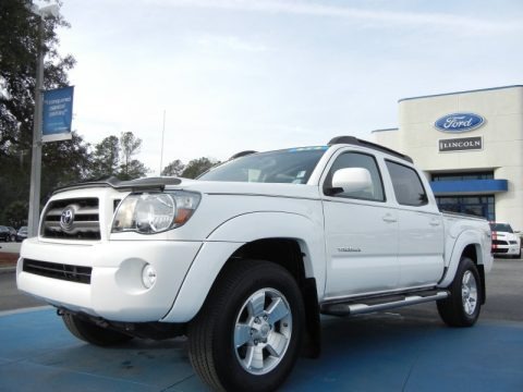 Super White 2009 Toyota Tacoma V6 TRD Sport Double Cab 4x4 Super White 2009 Toyota Tacoma V6 TRD Sport Double Cab 4x4