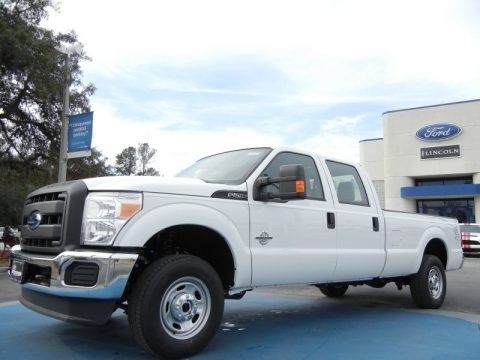 Oxford White 2012 Ford F250 Super Duty XL Crew Cab 4x4 Oxford White 2012 Ford F250 Super Duty XL Crew Cab 4x4