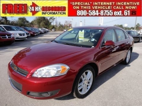 Red Jewel Tintcoat 2008 Chevrolet Impala LTZ