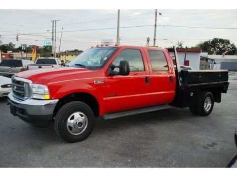 Red 2003 Ford F350 Super Duty Lariat Crew Cab 4x4 Dually Red 2003 Ford F350 Super Duty Lariat Crew Cab 4x4 Dually