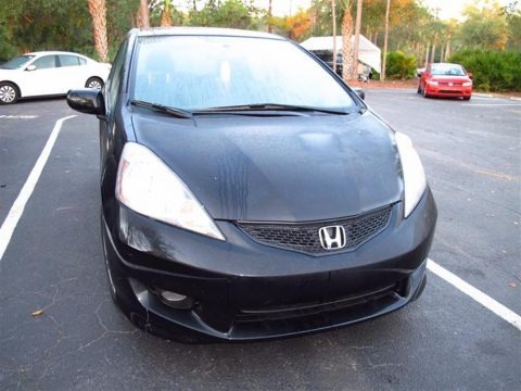 Crystal Black Pearl 2010 Honda Fit Sport