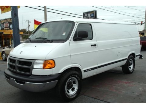 Bright White 2003 Dodge Ram Van 1500 Cargo