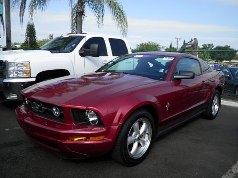 Redfire Metallic 2007 Ford Mustang V6 Deluxe Coupe Redfire Metallic 2007 Ford Mustang V6 Deluxe Coupe