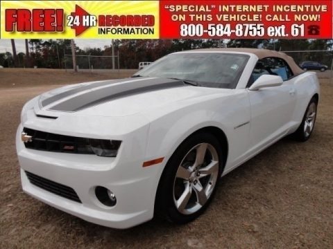 Summit White 2011 Chevrolet Camaro SS/RS Convertible Summit White 2011 Chevrolet Camaro SS/RS Convertible