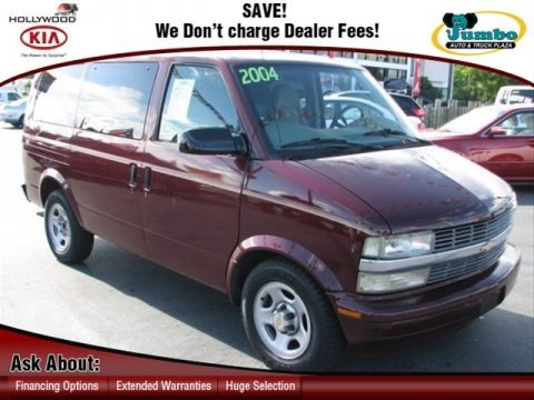 Dark Carmine Red Metallic 2004 Chevrolet Astro LS Passenger Van Dark Carmine Red Metallic 2004 Chevrolet Astro LS Passenger Van