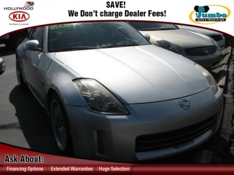Silver Alloy Metallic 2006 Nissan 350Z Enthusiast Coupe
