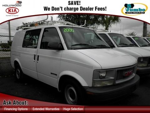 Ivory White 2000 GMC Safari Commercial