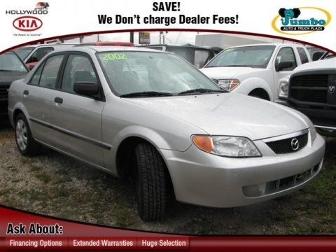 Sunlight Silver Metallic 2002 Mazda Protege DX