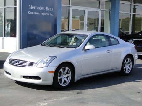 Liquid Platinum Metallic 2006 Infiniti G 35 Coupe