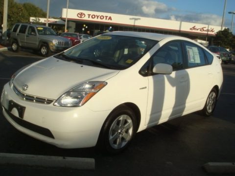 White 2008 Toyota Prius Hybrid White 2008 Toyota Prius Hybrid