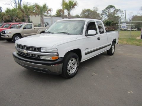 Summit White 2002 Chevrolet Silverado 1500 LS Extended Cab