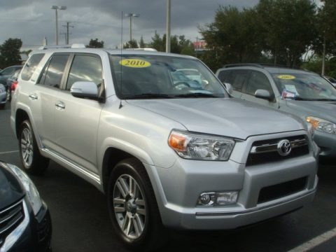 Classic Silver Metallic 2010 Toyota 4Runner Limited Classic Silver Metallic 2010 Toyota 4Runner Limited