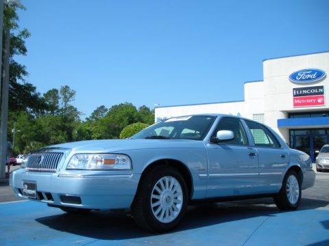 Light Ice Blue Metallic 2010 Mercury Grand Marquis LS Ultimate Edition Light Ice Blue Metallic 2010 Mercury Grand Marquis LS Ultimate Edition
