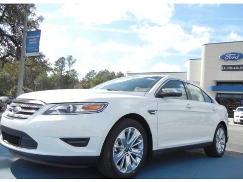 White Platinum Tri-Coat 2012 Ford Taurus Limited