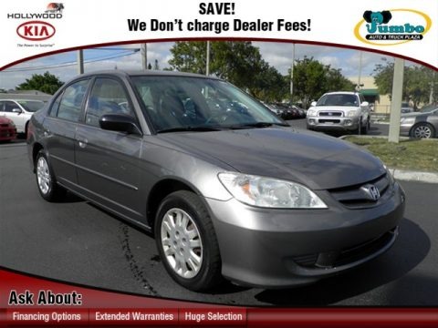 Magnesium Metallic 2005 Honda Civic LX Sedan Magnesium Metallic 2005 Honda Civic LX Sedan