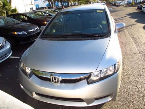 Alabaster Silver Metallic 2009 Honda Civic LX Sedan Alabaster Silver Metallic 2009 Honda Civic LX Sedan