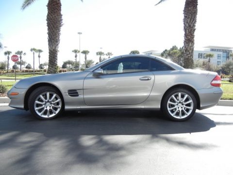 Pewter Metallic 2007 Mercedes-Benz SL 550 Roadster