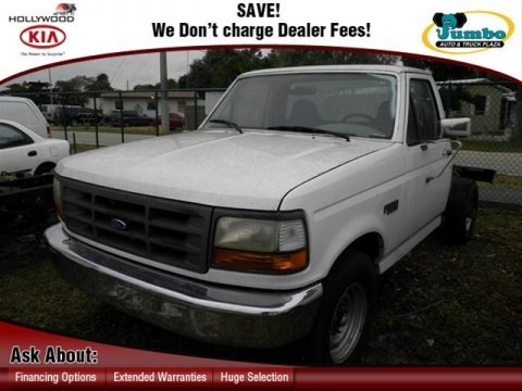 Oxford White 1996 Ford F250 XL Regular Cab Chassis Oxford White 1996 Ford F250 XL Regular Cab Chassis