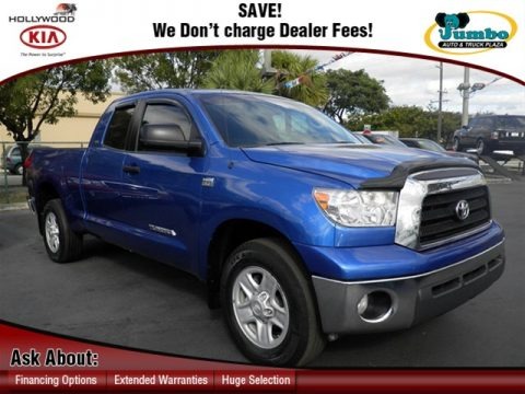 Blue Streak Metallic 2008 Toyota Tundra SR5 Double Cab Blue Streak Metallic 2008 Toyota Tundra SR5 Double Cab