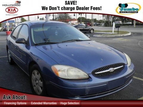 Medium Royal Blue Metallic 2002 Ford Taurus LX
