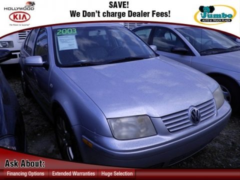 Reflex Silver Metallic 2003 Volkswagen Jetta GLS 1.8T Sedan