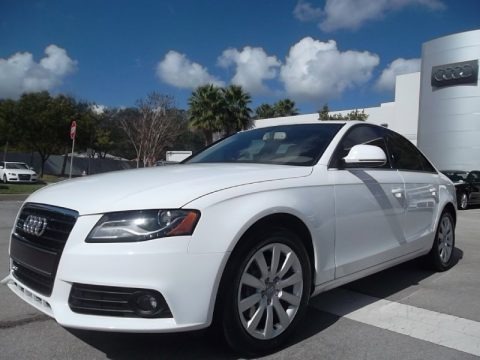 Ibis White 2009 Audi A4 3.2 quattro Sedan Ibis White 2009 Audi A4 3.2 quattro Sedan
