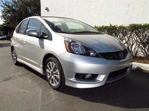 Alabaster Silver Metallic 2012 Honda Fit Sport