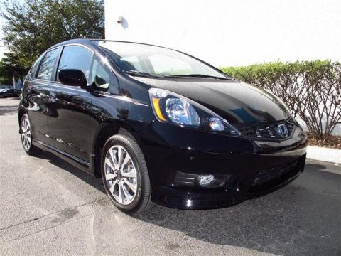 Crystal Black Pearl 2012 Honda Fit Sport