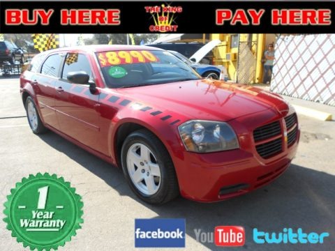 Inferno Red Crystal Pearl 2005 Dodge Magnum SXT Inferno Red Crystal Pearl 2005 Dodge Magnum SXT