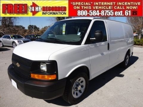 Summit White 2009 Chevrolet Express 1500 Cargo Van Summit White 2009 Chevrolet Express 1500 Cargo Van