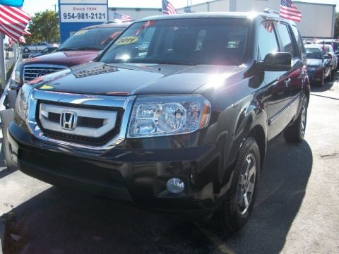 Crystal Black Pearl 2011 Honda Pilot Touring