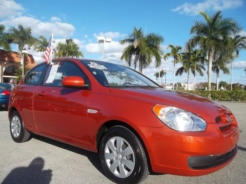 Tango Red 2010 Hyundai Accent GS 3 Door