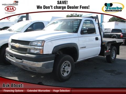 Summit White 2005 Chevrolet Silverado 2500HD Work Truck Regular Cab Chassis Summit White 2005 Chevrolet Silverado 2500HD Work Truck Regular Cab Chassis