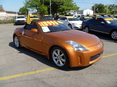 Le Mans Sunset Metallic 2004 Nissan 350Z Touring Roadster