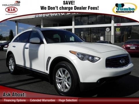 Moonlight White 2009 Infiniti FX 35 Moonlight White 2009 Infiniti FX 35