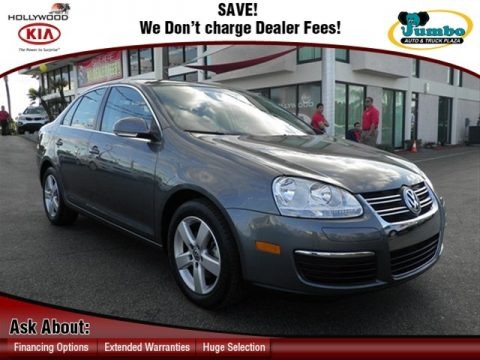 Platinum Gray Metallic 2009 Volkswagen Jetta SE Sedan