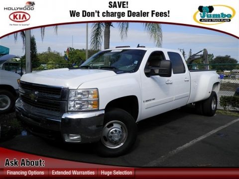 Summit White 2007 Chevrolet Silverado 3500HD LTZ Crew Cab 4x4 Dually Summit White 2007 Chevrolet Silverado 3500HD LTZ Crew Cab 4x4 Dually