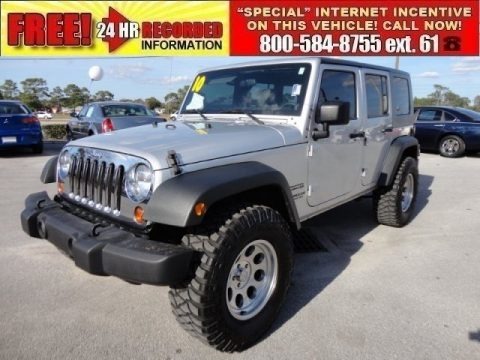 Bright Silver Metallic 2010 Jeep Wrangler Unlimited Sport Bright Silver Metallic 2010 Jeep Wrangler Unlimited Sport