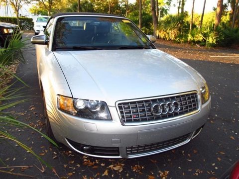 Light Silver Metallic 2005 Audi S4 4.2 quattro Cabriolet Light Silver Metallic 2005 Audi S4 4.2 quattro Cabriolet