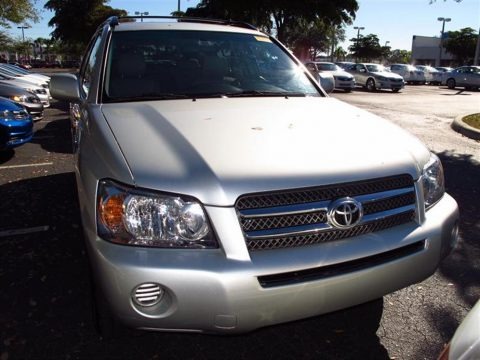 Millenium Silver Metallic 2007 Toyota Highlander Hybrid Millenium Silver Metallic 2007 Toyota Highlander Hybrid