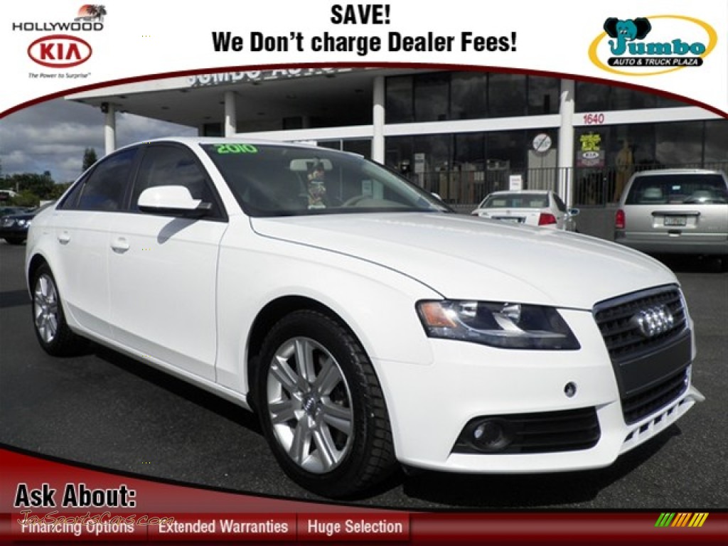 Ibis White / Beige Audi A4 2.0T Sedan Ibis White / Beige Audi A4 2.0T Sedan