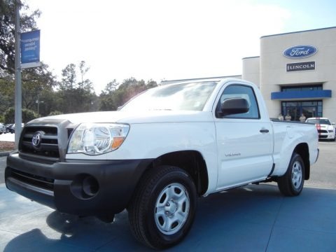 Super White 2008 Toyota Tacoma Regular Cab Super White 2008 Toyota Tacoma Regular Cab