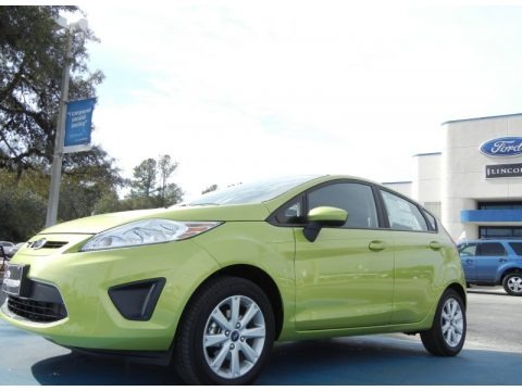 Lime Squeeze Metallic 2012 Ford Fiesta SE Hatchback
