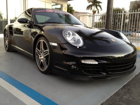 Basalt Black Metallic 2007 Porsche 911 Turbo Coupe Basalt Black Metallic 2007 Porsche 911 Turbo Coupe
