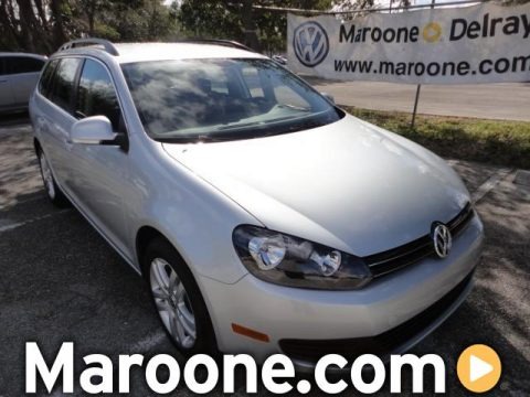 Reflex Silver Metallic 2012 Volkswagen Jetta TDI SportWagen