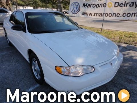 White 2003 Chevrolet Monte Carlo LS